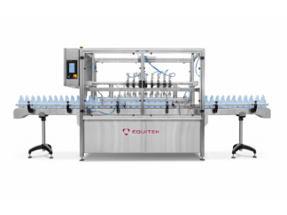 Envasadora flujométrica de diseño lineal